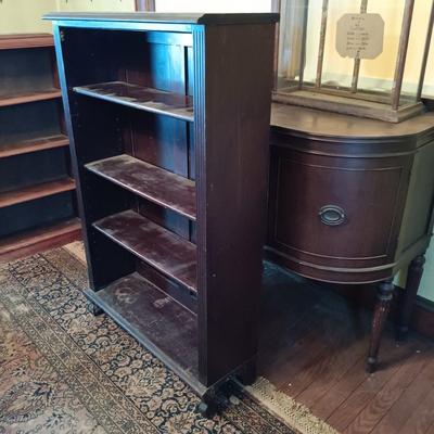 LOT 6: Set of (2) Solid Wood Bookcases