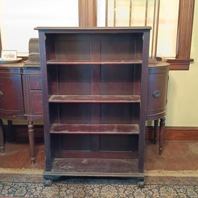 LOT 6: Set of (2) Solid Wood Bookcases
