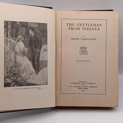 LOT 8: Frontispiece 1925 Booth Tarkington Set of (3) Novels, P.F. Collier & Son