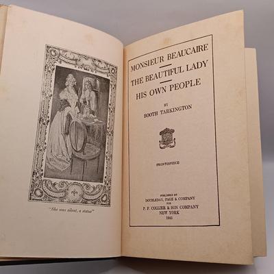 LOT 8: Frontispiece 1925 Booth Tarkington Set of (3) Novels, P.F. Collier & Son