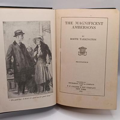 LOT 8: Frontispiece 1925 Booth Tarkington Set of (3) Novels, P.F. Collier & Son