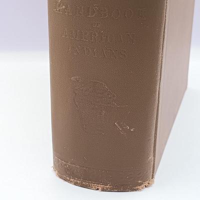LOT 9: Smithsonian Institution 2-Volume Set Handbook of American Indians 1907 and 1910
