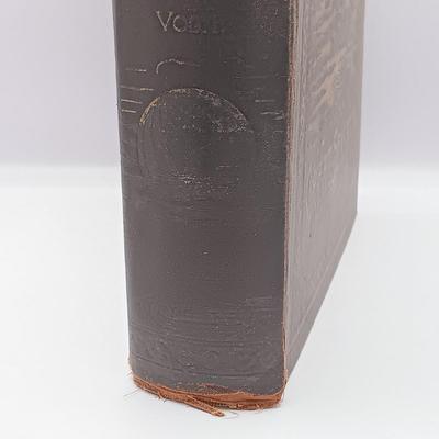 LOT 10: P.F. Collier 1887 History of the World and All Its Great Sensations 2-Volume Set w/ Hammond's 1966 World Atlas
