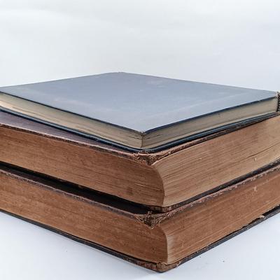 LOT 10: P.F. Collier 1887 History of the World and All Its Great Sensations 2-Volume Set w/ Hammond's 1966 World Atlas