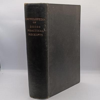 LOT 11: Dr. J.C. Whitehill's 1887 Encyclopedia of 25,000 Practical Receipts w/ De Kruff's 1937 Microbe Hunters & 1938 The...