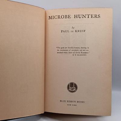 LOT 11: Dr. J.C. Whitehill's 1887 Encyclopedia of 25,000 Practical Receipts w/ De Kruff's 1937 Microbe Hunters & 1938 The...