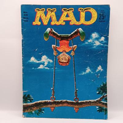 LOT 12: Vintage 50s to 70s Mad Magazines, W.E. Hill's 1926 Among Us Cats, Gilbert's The Bab Ballads & More