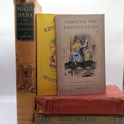LOT 13: Morier's 1937 Adventures of Hajji Baba of Ispahan, 1949 Great Britain Penguin Books Alice's Adventures in Wonderland...