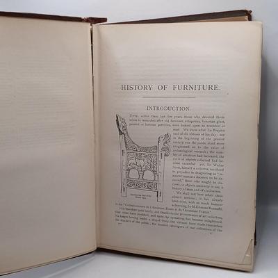 LOT 15: Jacquemart's 1878 A History of Furniture, Wallace Nutting's 1935 The Clock Book & More