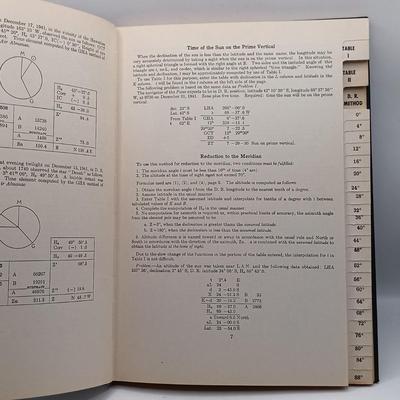 LOT 16: W.M. Welch Scientific Co. Sextant Model 3536, Bowditch's 1934 American Practical Navigator & More