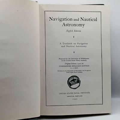 LOT 16: W.M. Welch Scientific Co. Sextant Model 3536, Bowditch's 1934 American Practical Navigator & More