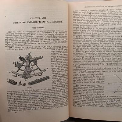 LOT 16: W.M. Welch Scientific Co. Sextant Model 3536, Bowditch's 1934 American Practical Navigator & More