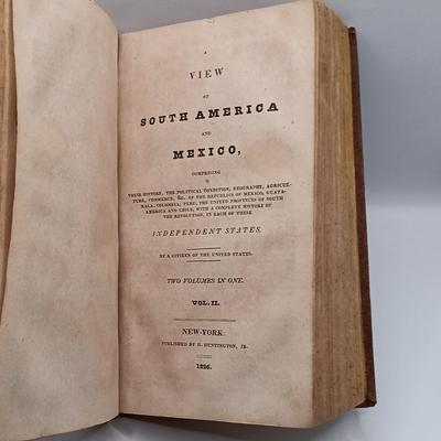 LOT 17: H. Huntington, JP. 1826 View of South America and Mexico, Havighurst's 1960 Land of the Long Horizons & 1959 Around the...