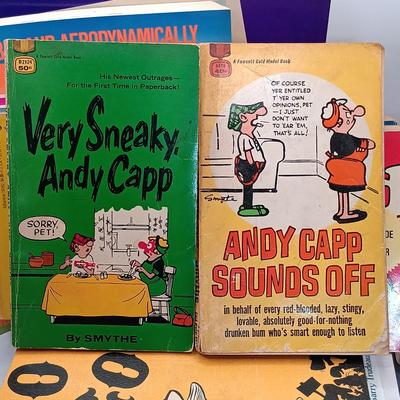 LOT 18: Comic Colection- Garfield, Andy Capp, Calvin and Hobbes & More