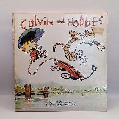 LOT 18: Comic Colection- Garfield, Andy Capp, Calvin and Hobbes & More