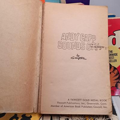 LOT 18: Comic Colection- Garfield, Andy Capp, Calvin and Hobbes & More