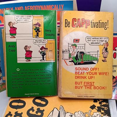 LOT 18: Comic Colection- Garfield, Andy Capp, Calvin and Hobbes & More