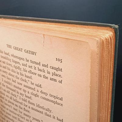 LOT 21: First Edition 1925 The Great Gatsby by F. Scott Fitzgerald *FIRST PRINTING*