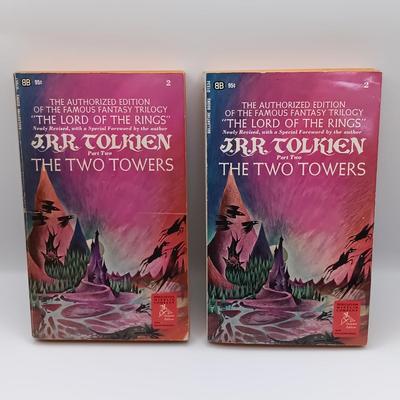 LOT 22: A Collection of Tolkein- (2) Ace Edition's of The Fellowship of the Rings, Ballantine Books 1976 The Hobbit & More