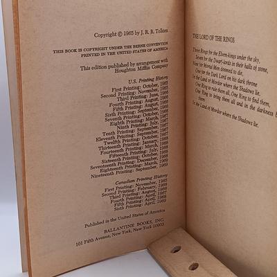 LOT 22: A Collection of Tolkein- (2) Ace Edition's of The Fellowship of the Rings, Ballantine Books 1976 The Hobbit & More