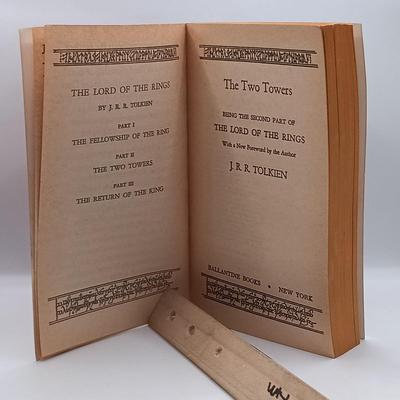 LOT 22: A Collection of Tolkein- (2) Ace Edition's of The Fellowship of the Rings, Ballantine Books 1976 The Hobbit & More