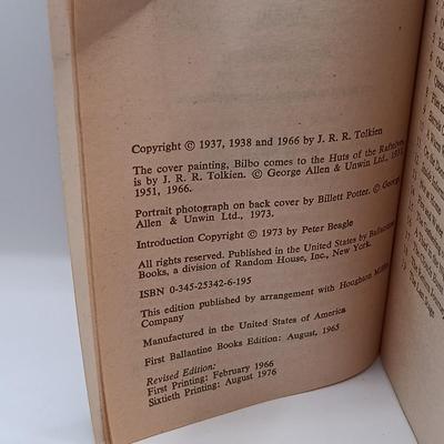 LOT 22: A Collection of Tolkein- (2) Ace Edition's of The Fellowship of the Rings, Ballantine Books 1976 The Hobbit & More