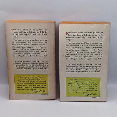 LOT 22: A Collection of Tolkein- (2) Ace Edition's of The Fellowship of the Rings, Ballantine Books 1976 The Hobbit & More