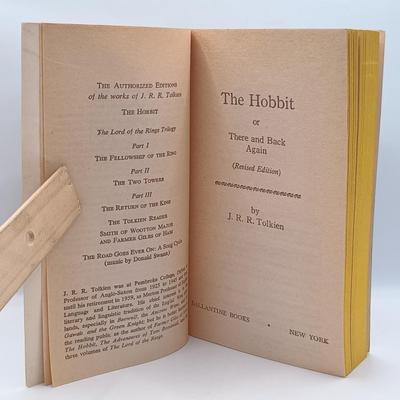 LOT 22: A Collection of Tolkein- (2) Ace Edition's of The Fellowship of the Rings, Ballantine Books 1976 The Hobbit & More