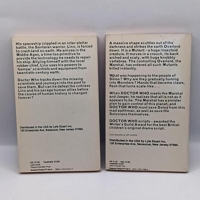 LOT 24: Doctor Who 1983 Two Decades Through Time and Space, Douglas Adam's 1979 Hitchhiker's Guide to the Galaxy & More