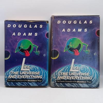 LOT 24: Doctor Who 1983 Two Decades Through Time and Space, Douglas Adam's 1979 Hitchhiker's Guide to the Galaxy & More