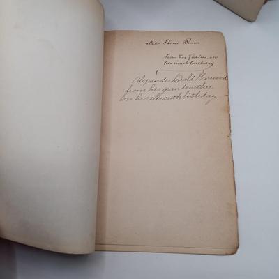 LOT 25: Jules Verne's 1874 From the Earth to the Moon with 1864 Life and Surprising Adventures of Robinson Crusoe