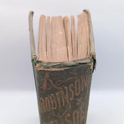 LOT 25: Jules Verne's 1874 From the Earth to the Moon with 1864 Life and Surprising Adventures of Robinson Crusoe