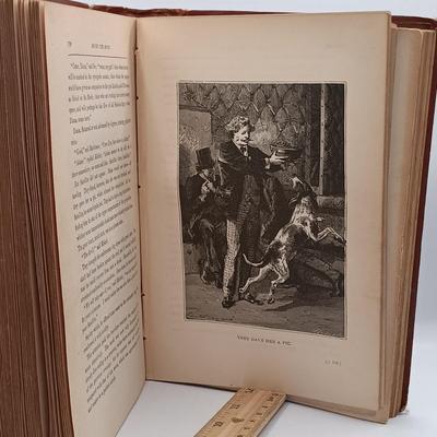 LOT 25: Jules Verne's 1874 From the Earth to the Moon with 1864 Life and Surprising Adventures of Robinson Crusoe
