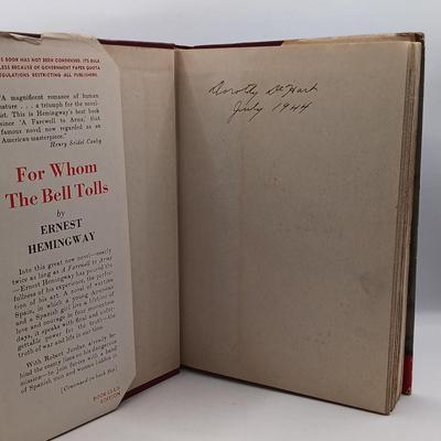 LOT 26: Hemingway's 1940 For Whom the Bell Tolls, Stevenson's 1905 Merry Men & More