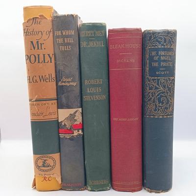 LOT 26: Hemingway's 1940 For Whom the Bell Tolls, Stevenson's 1905 Merry Men & More
