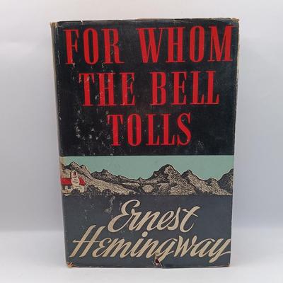 LOT 26: Hemingway's 1940 For Whom the Bell Tolls, Stevenson's 1905 Merry Men & More