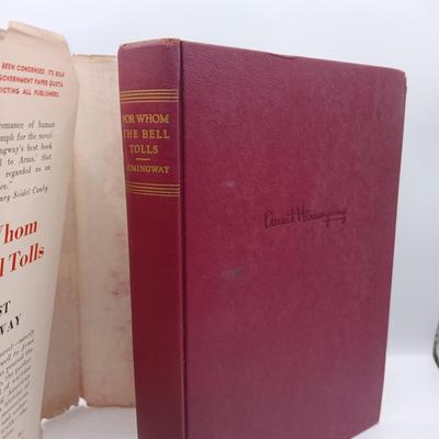 LOT 26: Hemingway's 1940 For Whom the Bell Tolls, Stevenson's 1905 Merry Men & More