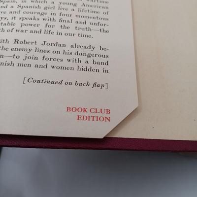 LOT 26: Hemingway's 1940 For Whom the Bell Tolls, Stevenson's 1905 Merry Men & More