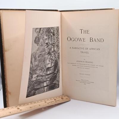 LOT 27: Hon. J.T. Headley 1800's The Achievements of Stanley and Other African Explorers, Reading's 1890 The Ogowe Band & More