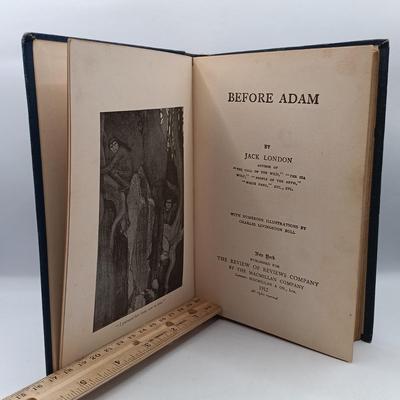 LOT 190: Jack London Collection- 1911 The Iron Heel, 1911 South Sea Tales, 1905 Tales of the Fish Patrol & More