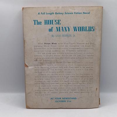 LOT 194: Galaxy Science Fiction 1952 Editions w/ The 3rd and 4th Galaxy Reader & The 1972 Annual World's Best SF