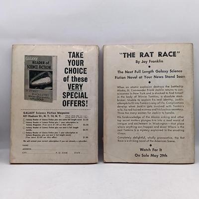 LOT 194: Galaxy Science Fiction 1952 Editions w/ The 3rd and 4th Galaxy Reader & The 1972 Annual World's Best SF