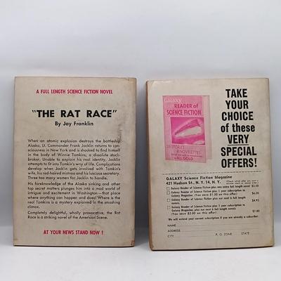 LOT 194: Galaxy Science Fiction 1952 Editions w/ The 3rd and 4th Galaxy Reader & The 1972 Annual World's Best SF