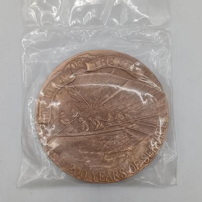 LOT 197: Set of (6) Metal Medallions- SS San Francisco, Steamer Metis, US Coast Guard & More