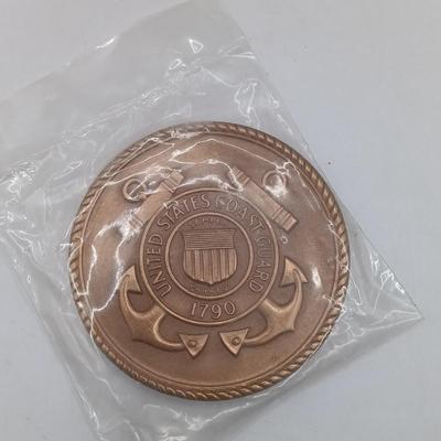 LOT 197: Set of (6) Metal Medallions- SS San Francisco, Steamer Metis, US Coast Guard & More