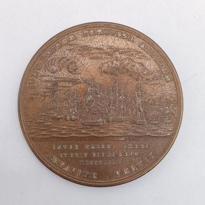 LOT 197: Set of (6) Metal Medallions- SS San Francisco, Steamer Metis, US Coast Guard & More