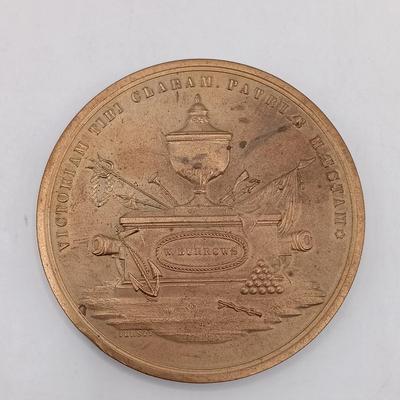 LOT 199: Set of (6) Metal Medallions- Rescue of the San Francisco, Commodore Perry, Cornelius Vanderbilt & More