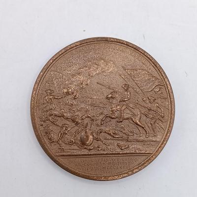 LOT 200: Set of (8) Metal Medallions- Plattsburgh Centenary, Stoney Point & More