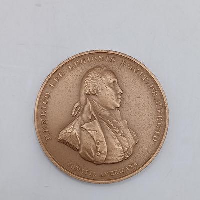 LOT 200: Set of (8) Metal Medallions- Plattsburgh Centenary, Stoney Point & More