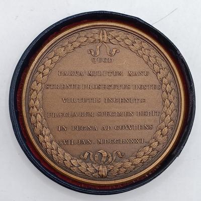 LOT 200: Set of (8) Metal Medallions- Plattsburgh Centenary, Stoney Point & More